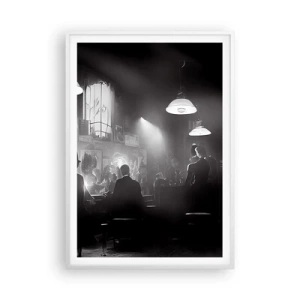 Poster in einem weißen Rahmen - In Jazz-Atmosphäre - 70x100 cm