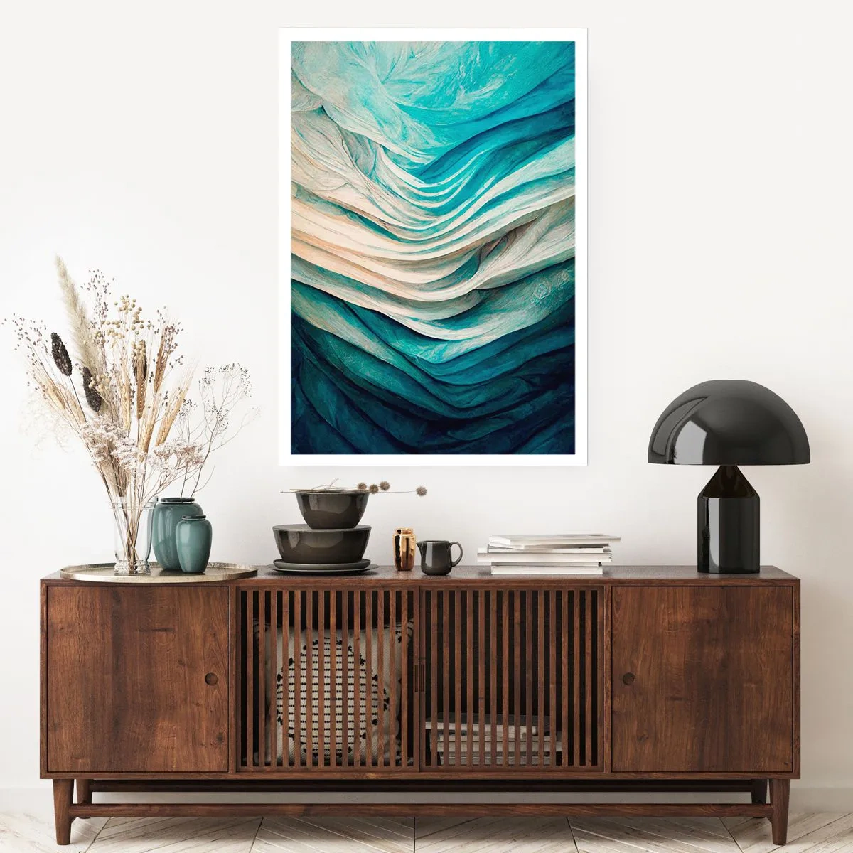 Poster - Blaue Unersättlichkeit - 70x100 cm