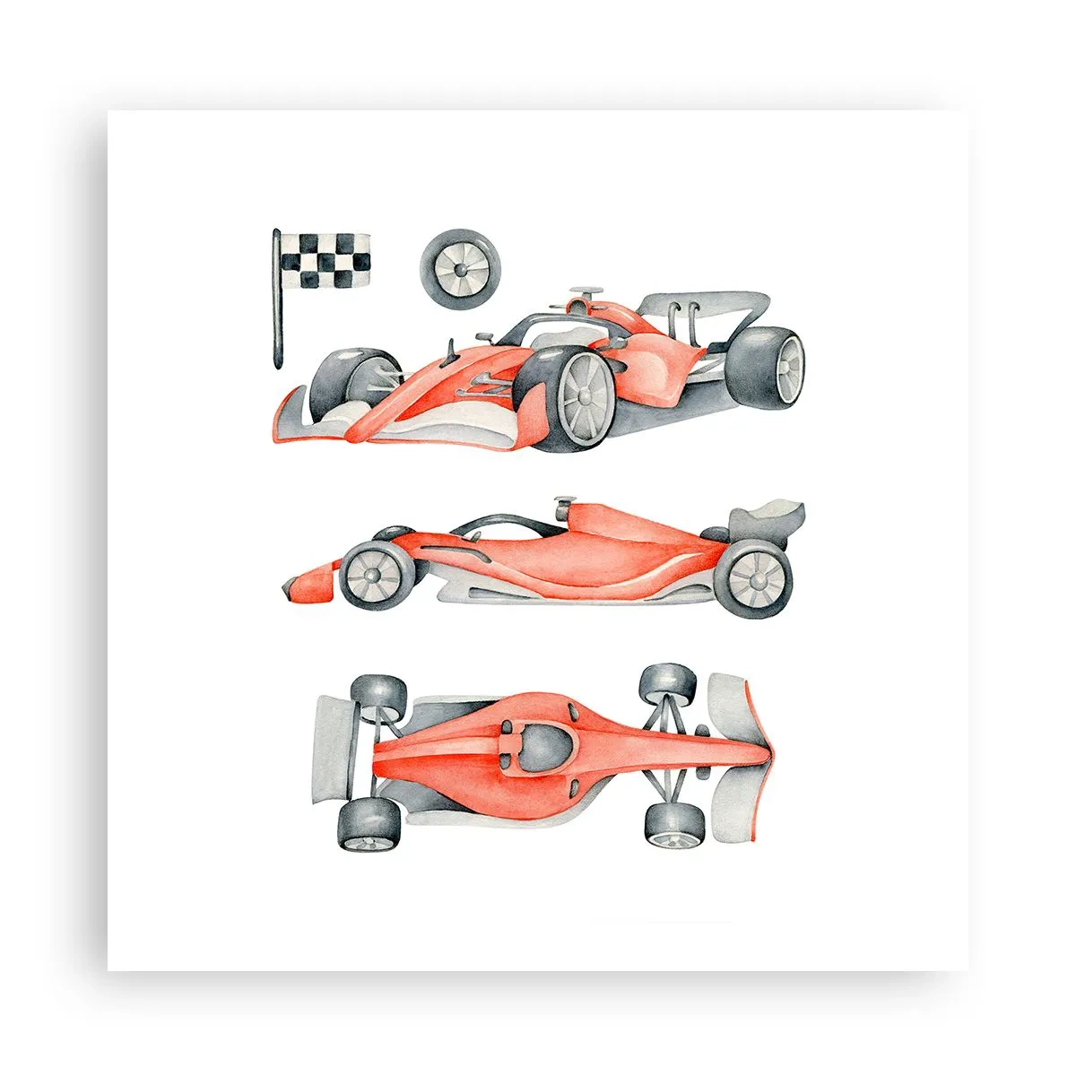 Poster - Dem Traum folgen - 60x60 cm