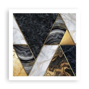 Poster - Stein um Stein - 60x60 cm