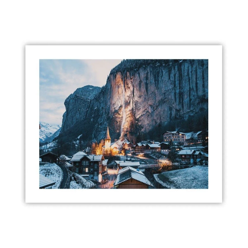 Poster - Der leuchtende Geist des Winters - 50x40 cm