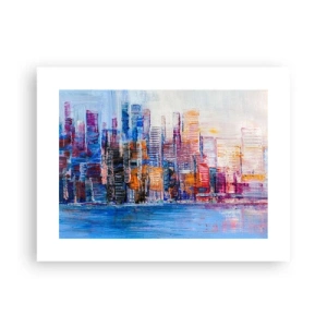 Poster - Fröhliche Metropole - 40x30 cm