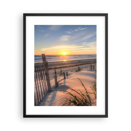 Poster in einem schwarzem Rahmen - Schein und Schatten des Windes - 40x50 cm