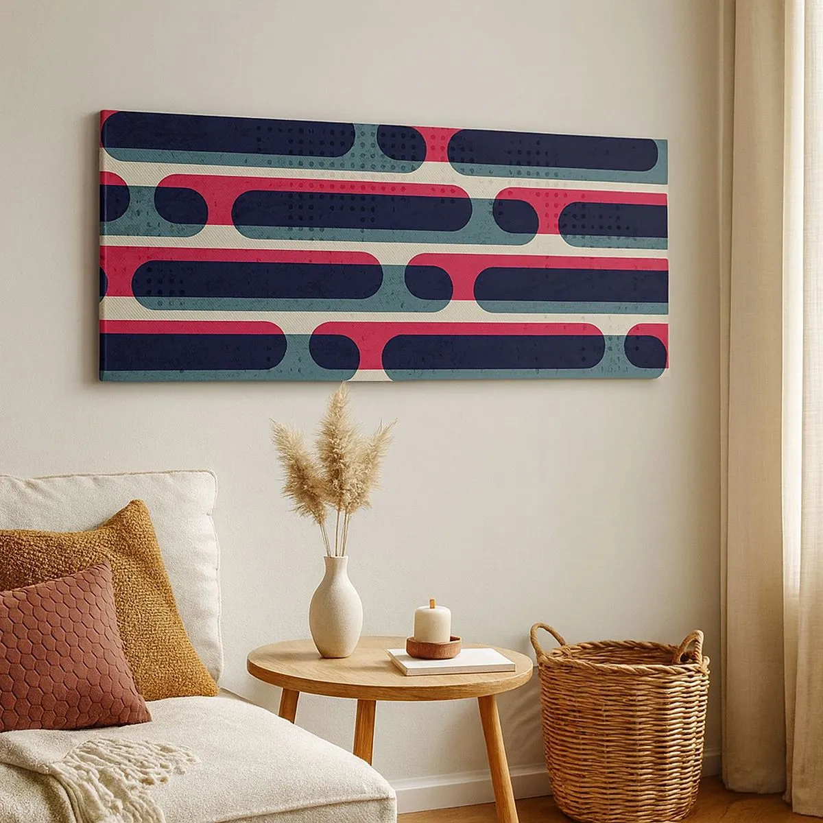 Bild auf Leinwand - Leinwandbild - In die Tiefe und vorwärts - 100x40 cm