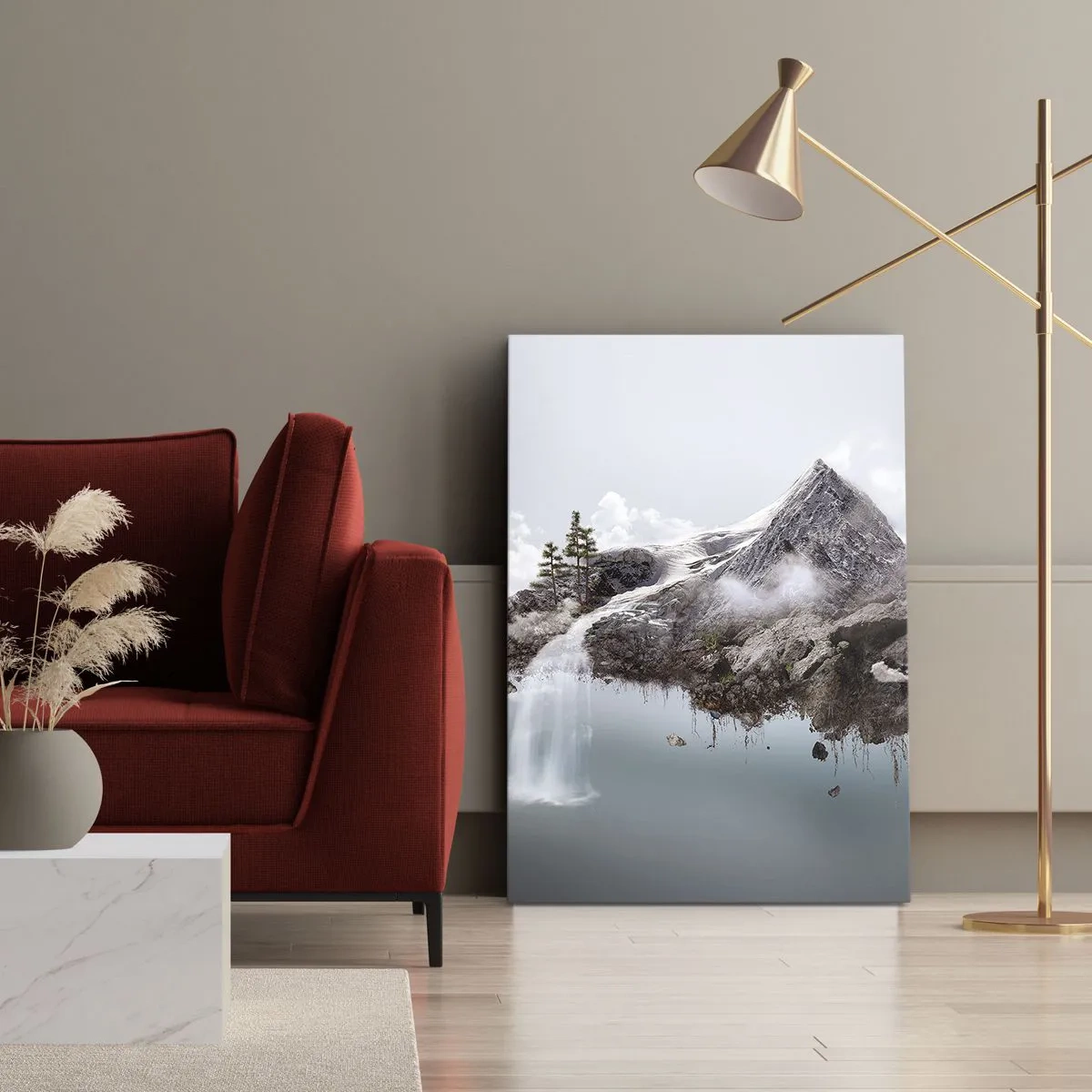 Bild auf Leinwand - Leinwandbild - Mit dem Auge eines Surrealisten - 45x80 cm