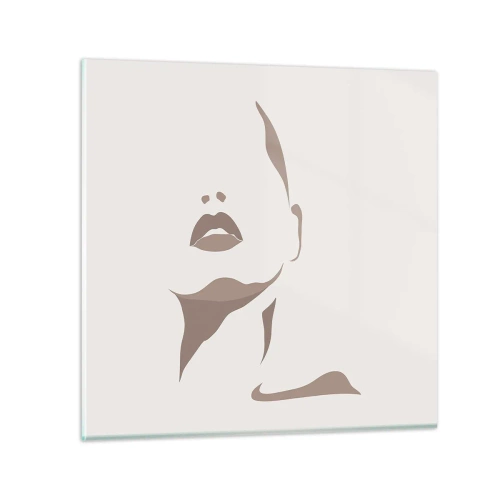 Glasbild - Bild auf glas - Aus Licht und Schatten - 70x70 cm