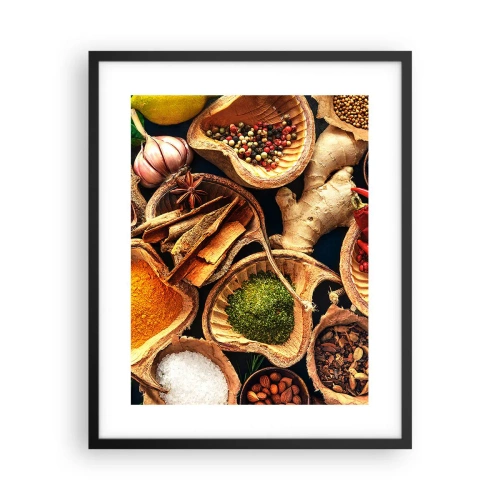 Poster in einem schwarzem Rahmen - Nimm was du willst - 40x50 cm