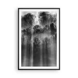 Poster in einem schwarzem Rahmen - In Lichtstrahlen - 61x91 cm