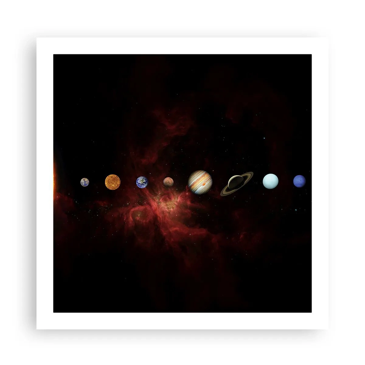 Poster - Unsere Nachbarschaft - 60x60 cm