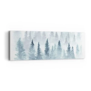 Bild auf Leinwand - Leinwandbild - In Nebel gehüllt - 90x30 cm