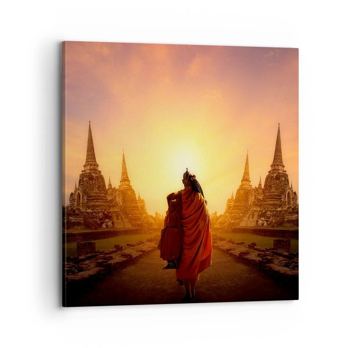 Bild auf Leinwand - Leinwandbild - In Frieden für die Ewigkeit - 70x70 cm