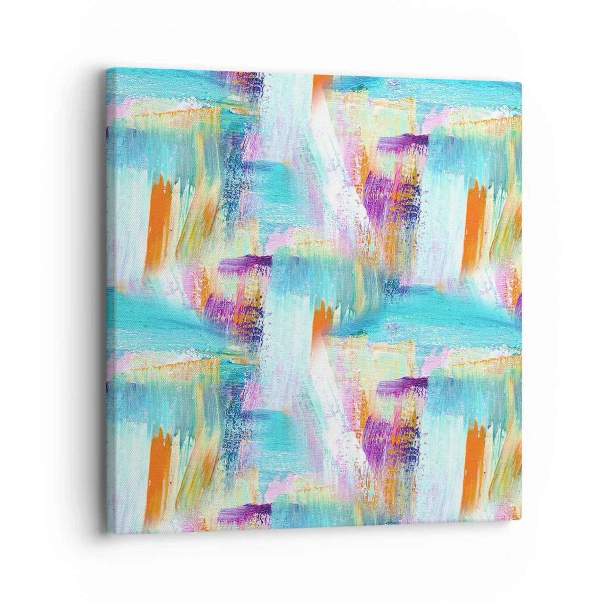 Bild auf Leinwand - Leinwandbild - Fröhlicher Labyrinth-Liner - 30x30 cm