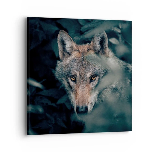 Bild auf Leinwand - Leinwandbild - Jäger - 30x30 cm