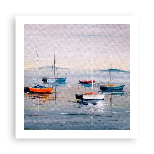 Poster - Wohlverdiente Ruhe - 50x50 cm