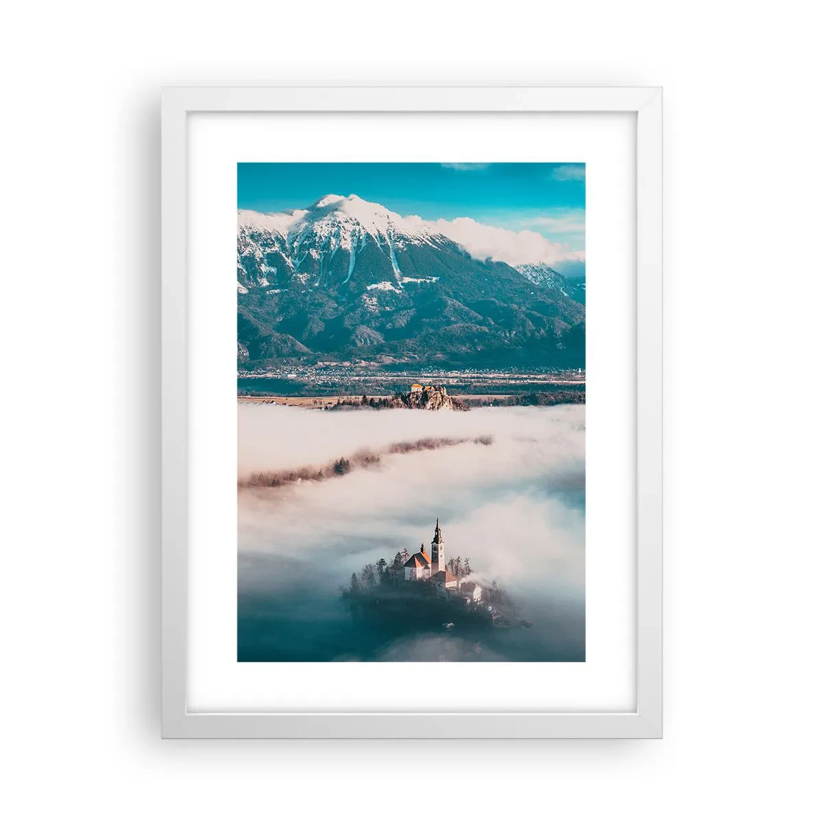 Poster in einem weißen Rahmen - Der Anfang eines Märchens - 30x40 cm