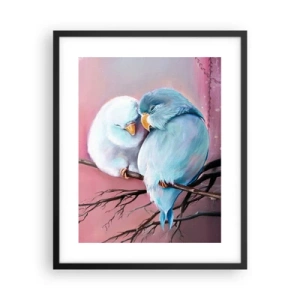 Poster in einem schwarzem Rahmen - Was kann ich hier hinzufügen? ... - 40x50 cm