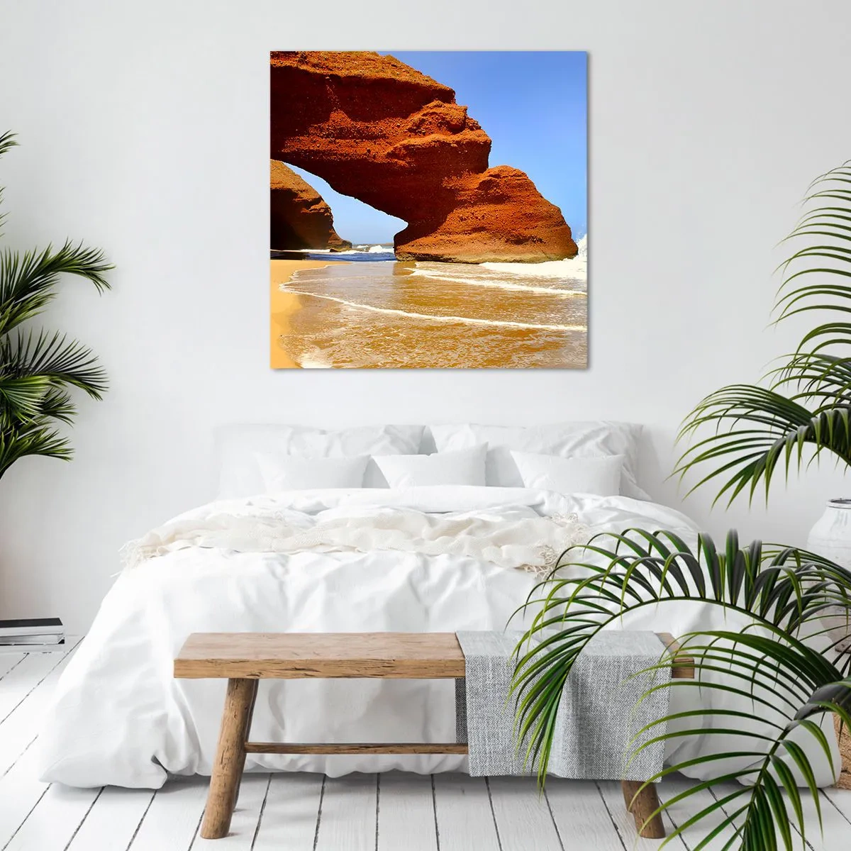Bild auf Leinwand - Leinwandbild - Wasser und Wind seit Tausenden von Jahren - 50x50 cm