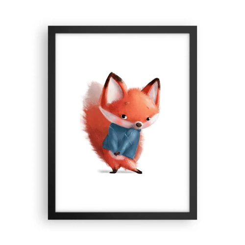 Poster in einem schwarzem Rahmen - Steht mir das gut? - 30x40 cm
