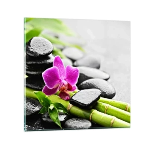 Glasbild - Bild auf glas - In ruhiger Balance - 30x30 cm