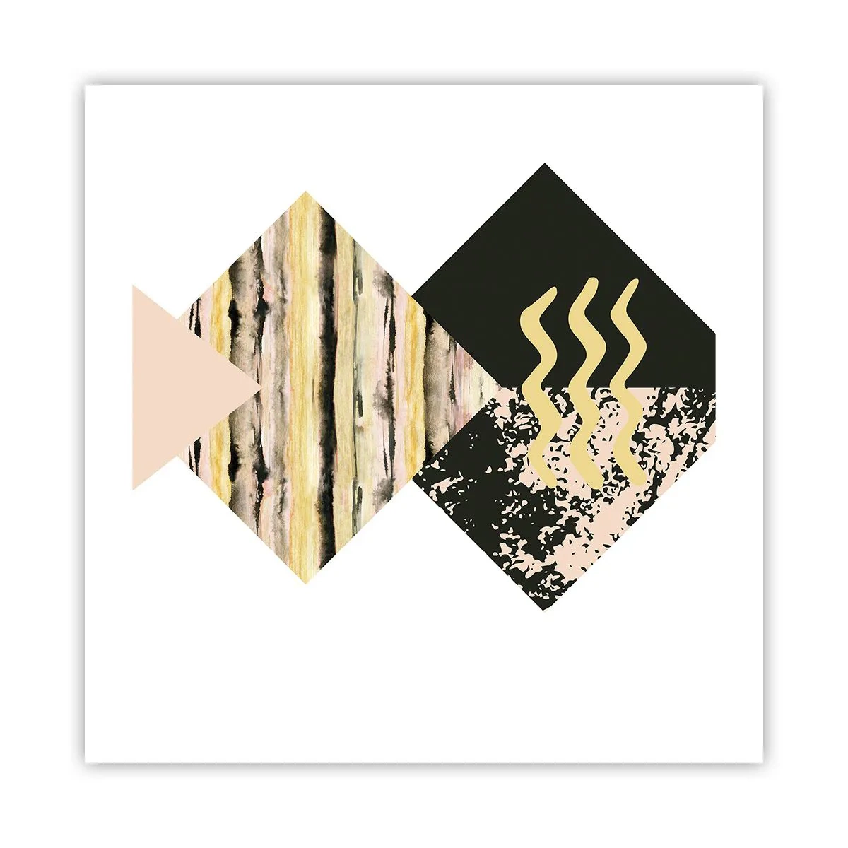 Poster - Es ist nicht so einfach - 50x50 cm