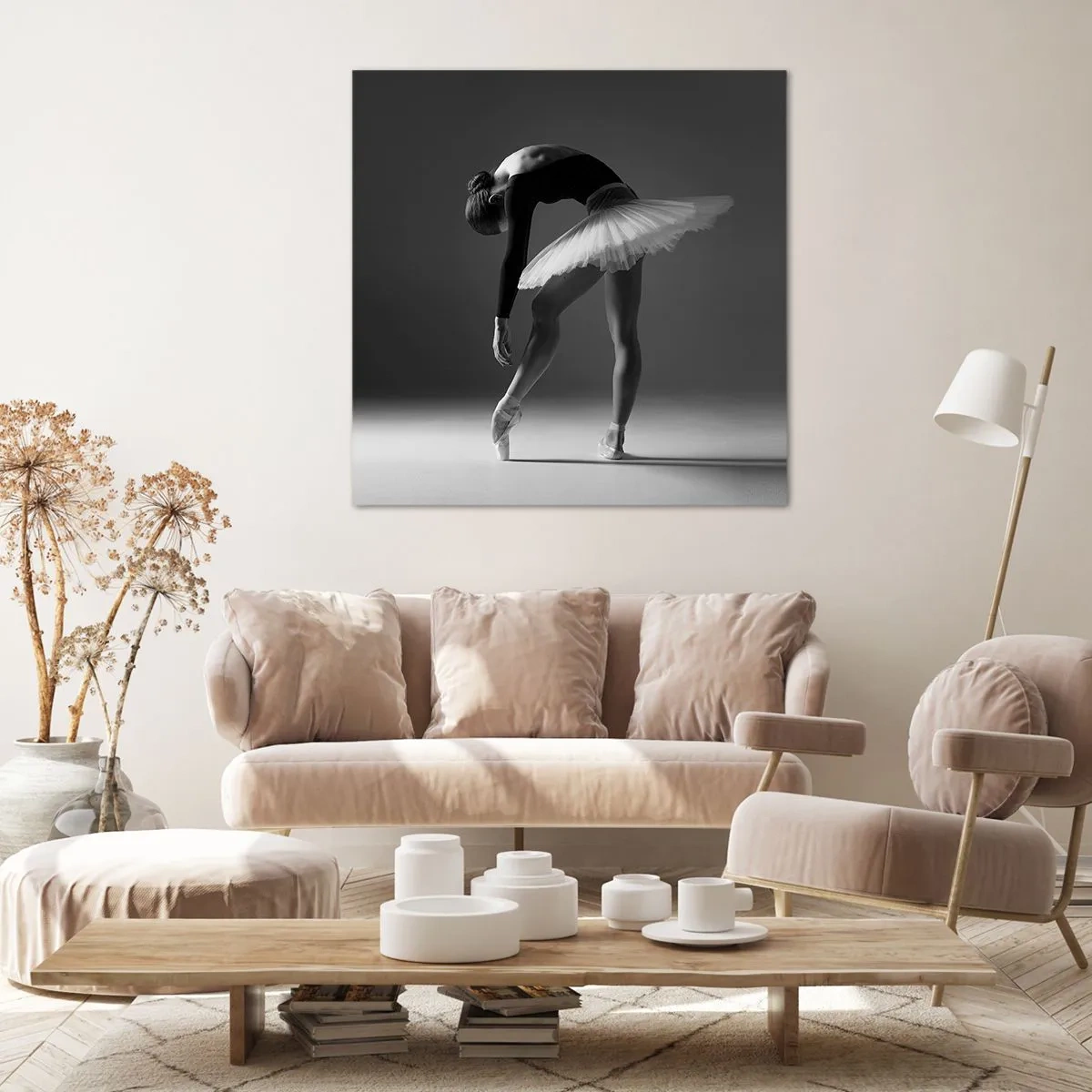 Bild auf Leinwand - Leinwandbild - Bella Ballerina - 50x50 cm