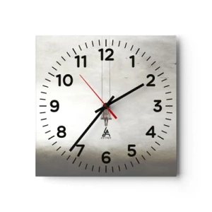 Wanduhr - Glasuhr - Ein Kind in uns - 40x40 cm