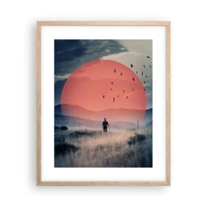 Poster in einem Rahmen aus heller Eiche - In eigenen Elementen - 40x50 cm