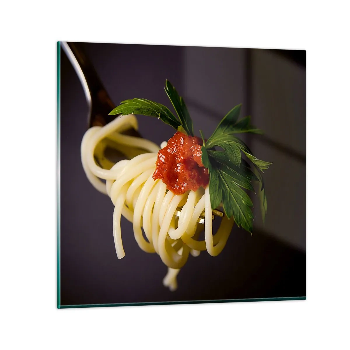 Glasbild - Bild auf glas - Ein leckerer Bissen - 60x60 cm