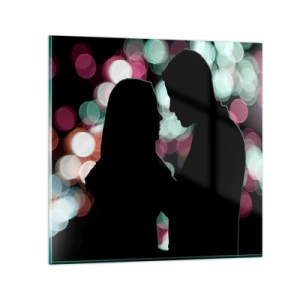 Glasbild - Bild auf glas - Jawohl! - 30x30 cm