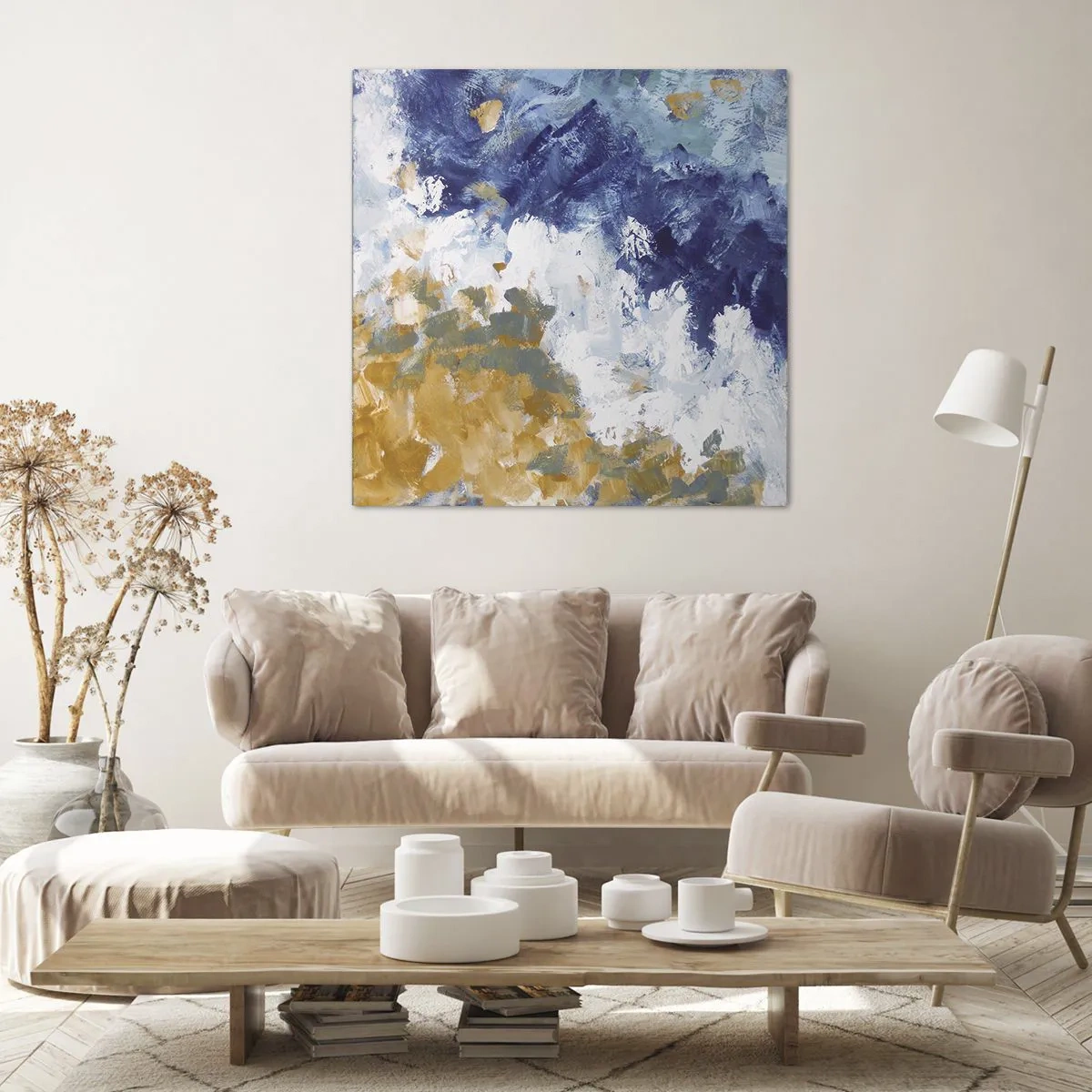 Bild auf Leinwand - Leinwandbild - Tanz der Naturelemente - 70x70 cm