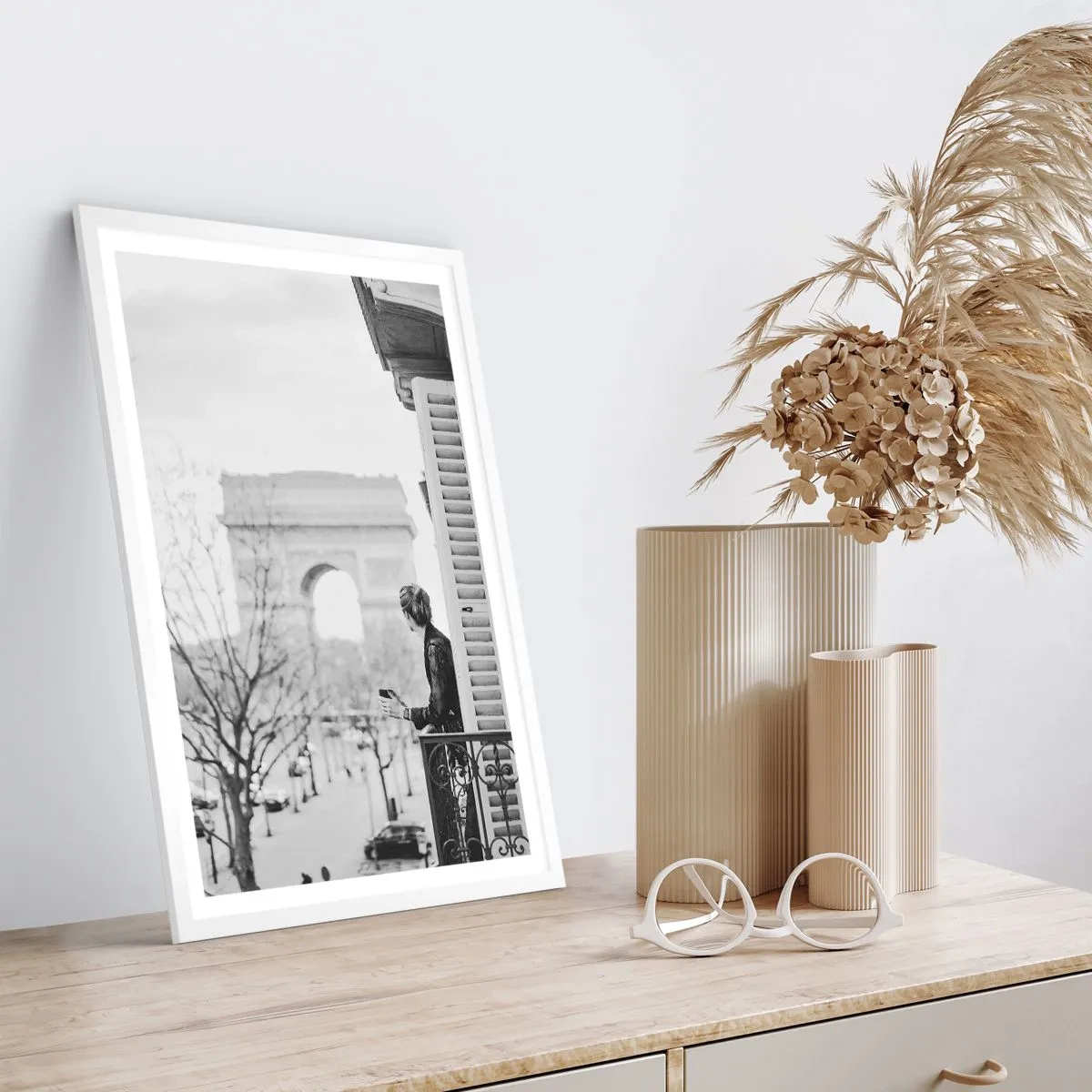 Poster in einem weißen Rahmen - Ein Zimmer mit Aussicht - 30x40 cm