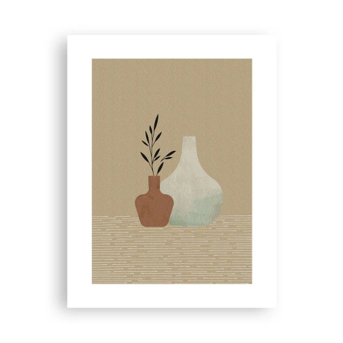 Poster - Vase und ihre Idee - 30x40 cm
