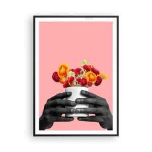 Poster in einem schwarzem Rahmen - Die Apotheose des Lebens - 70x100 cm