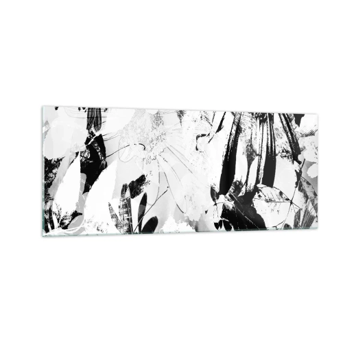 Glasbild - Bild auf glas - Herbst negativ - 100x40 cm