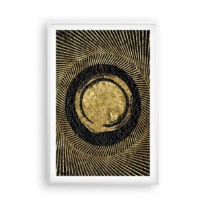 Poster in einem weißen Rahmen - Glamour-Komposition - 61x91 cm