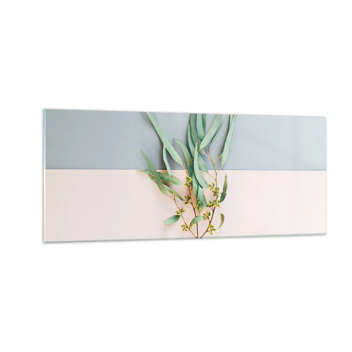 Glasbild - Bild auf glas - Pastellige Subtilität - 100x40 cm