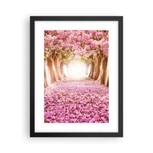 Poster in einem schwarzem Rahmen - Der Weg ins Paradies - 30x40 cm