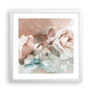 Poster in einem weißen Rahmen - Geist der Romantik - 40x40 cm