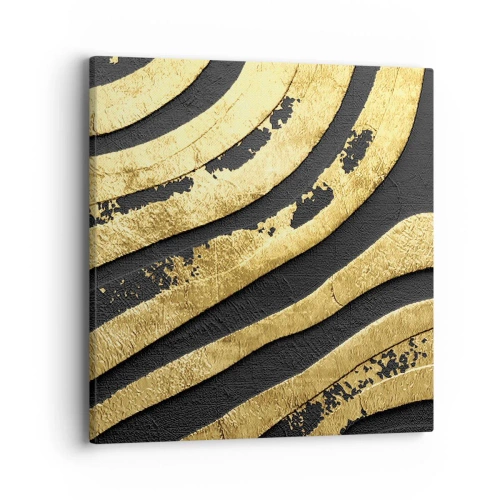 Bild auf Leinwand - Leinwandbild - Alles fließt - 40x40 cm