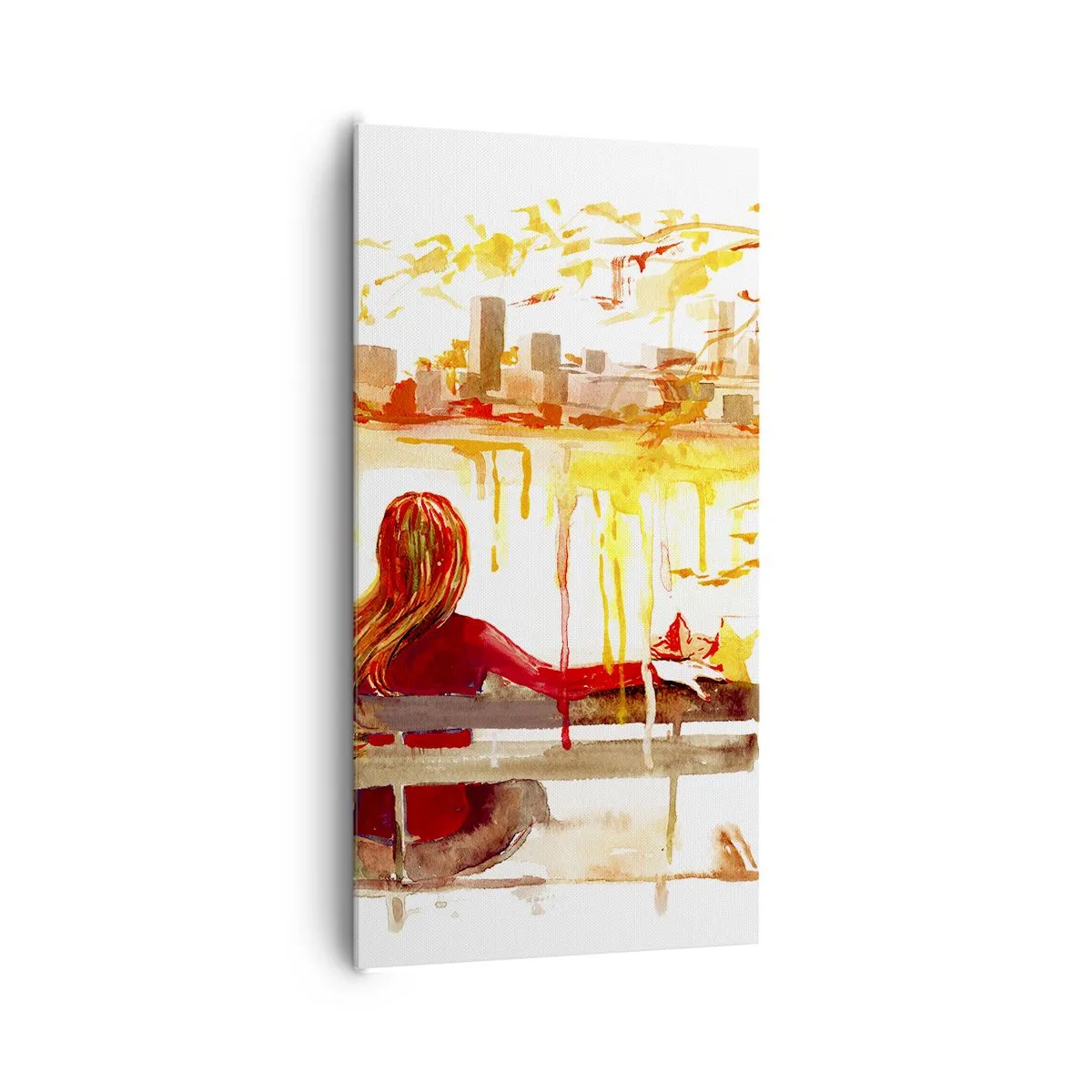 Bild auf Leinwand - Leinwandbild - Ein Moment der Besinnung - 65x120 cm