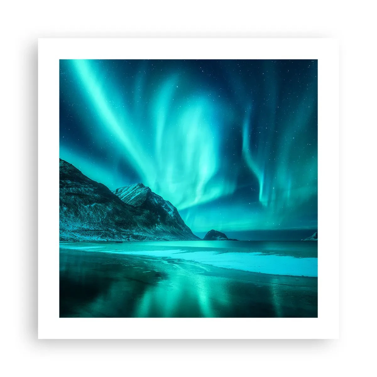 Poster - Wunder des Nordens - 50x50 cm