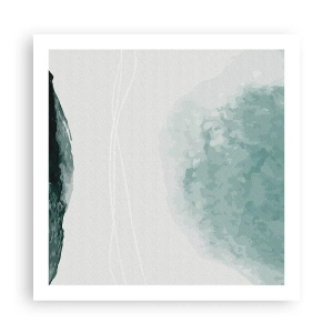 Poster - Begegnung mit Nebel - 60x60 cm