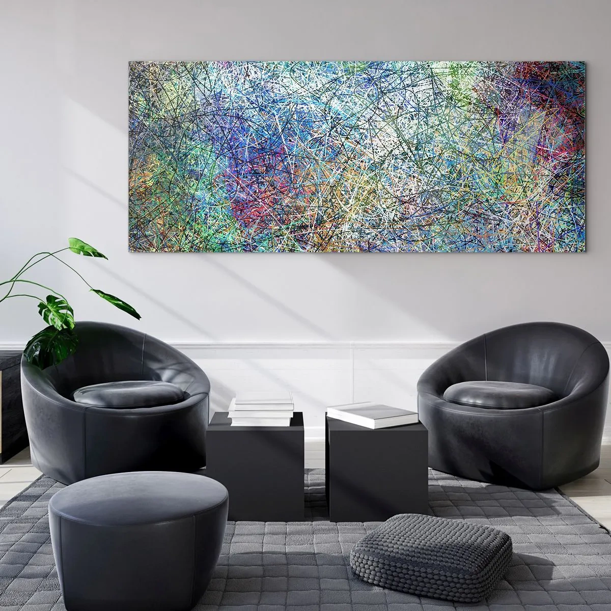 Glasbild - Bild auf glas - Es ist nicht so einfach - 100x40 cm