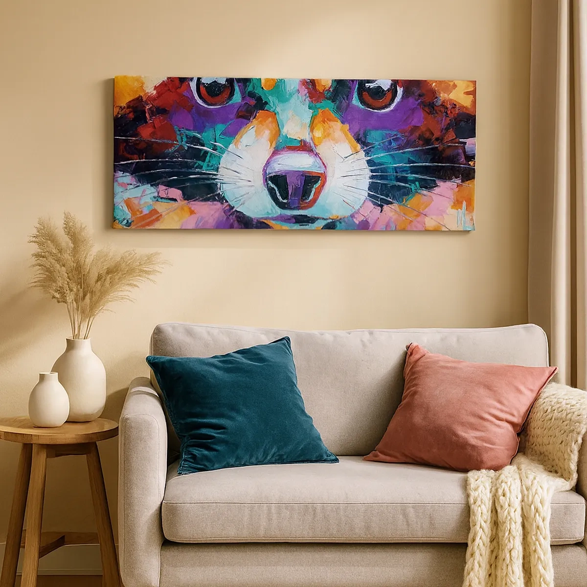 Bild auf Leinwand - Leinwandbild - Nur gute Emotionen - 30x30 cm