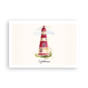 Poster - Das Wetter ringsum ist immer gut - 91x61 cm