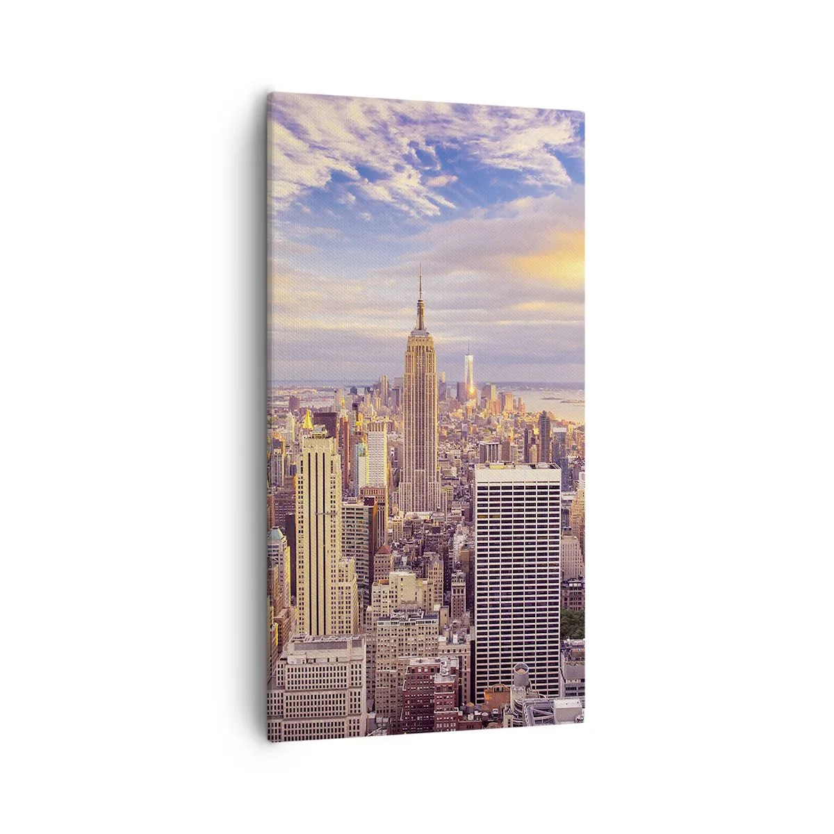 Bild auf Leinwand - Leinwandbild - Nur nach den Wolken greifen - 55x100 cm