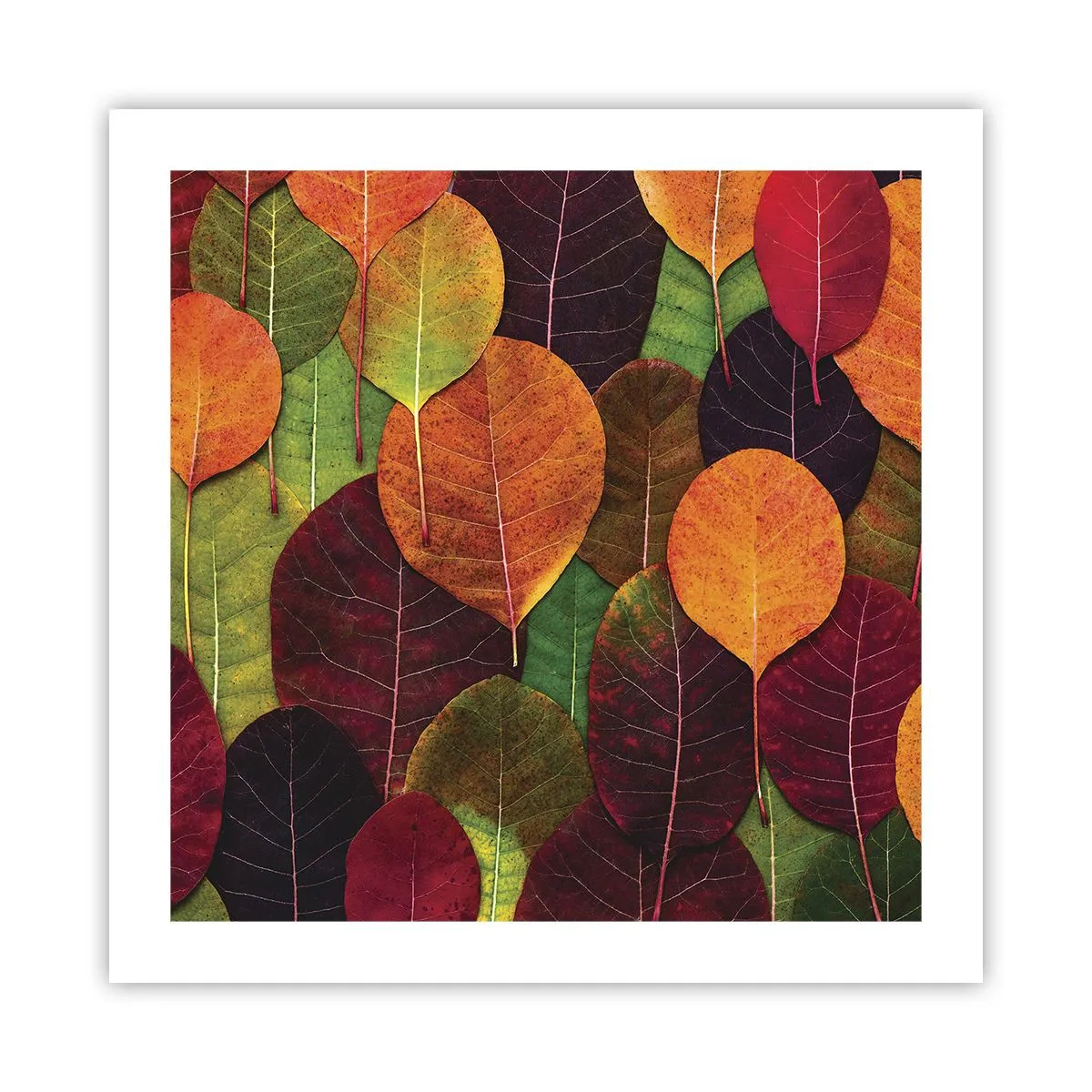Poster - Herbstmosaik - 50x50 cm