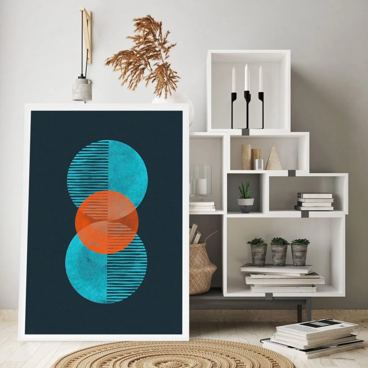 Poster - Symmetrische Komposition - 40x50 cm