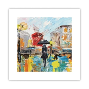 Poster - Pariser Legenden - 30x30 cm