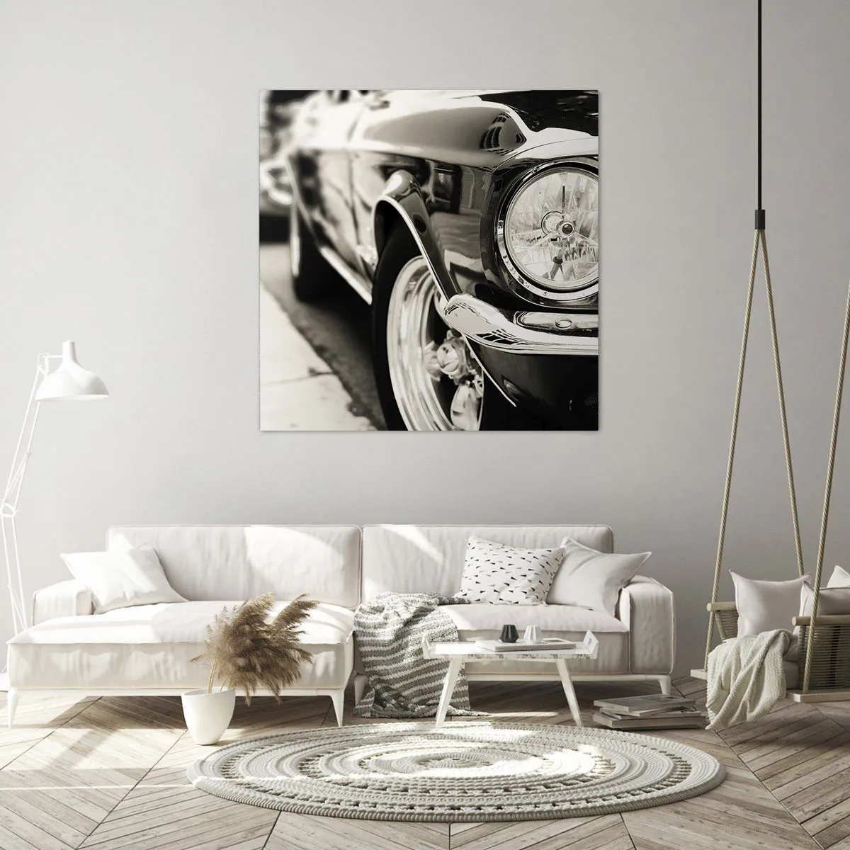 Bild auf Leinwand - Leinwandbild - Dauerhafter Glanz - 50x50 cm